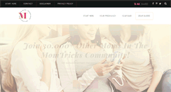 Desktop Screenshot of momtricks.com